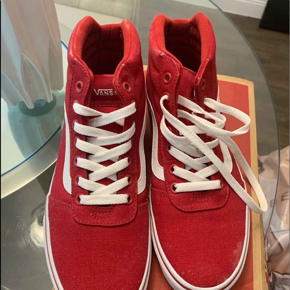 Pink vans size 8 women’s